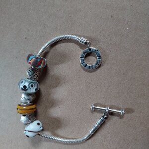 Chamilia Sterling Silver 925 Toggle Bracelet